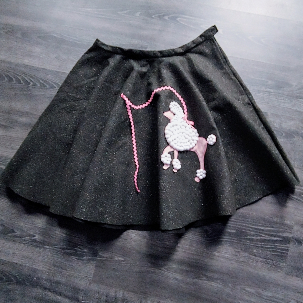 Handmade 50s style poodle skirt